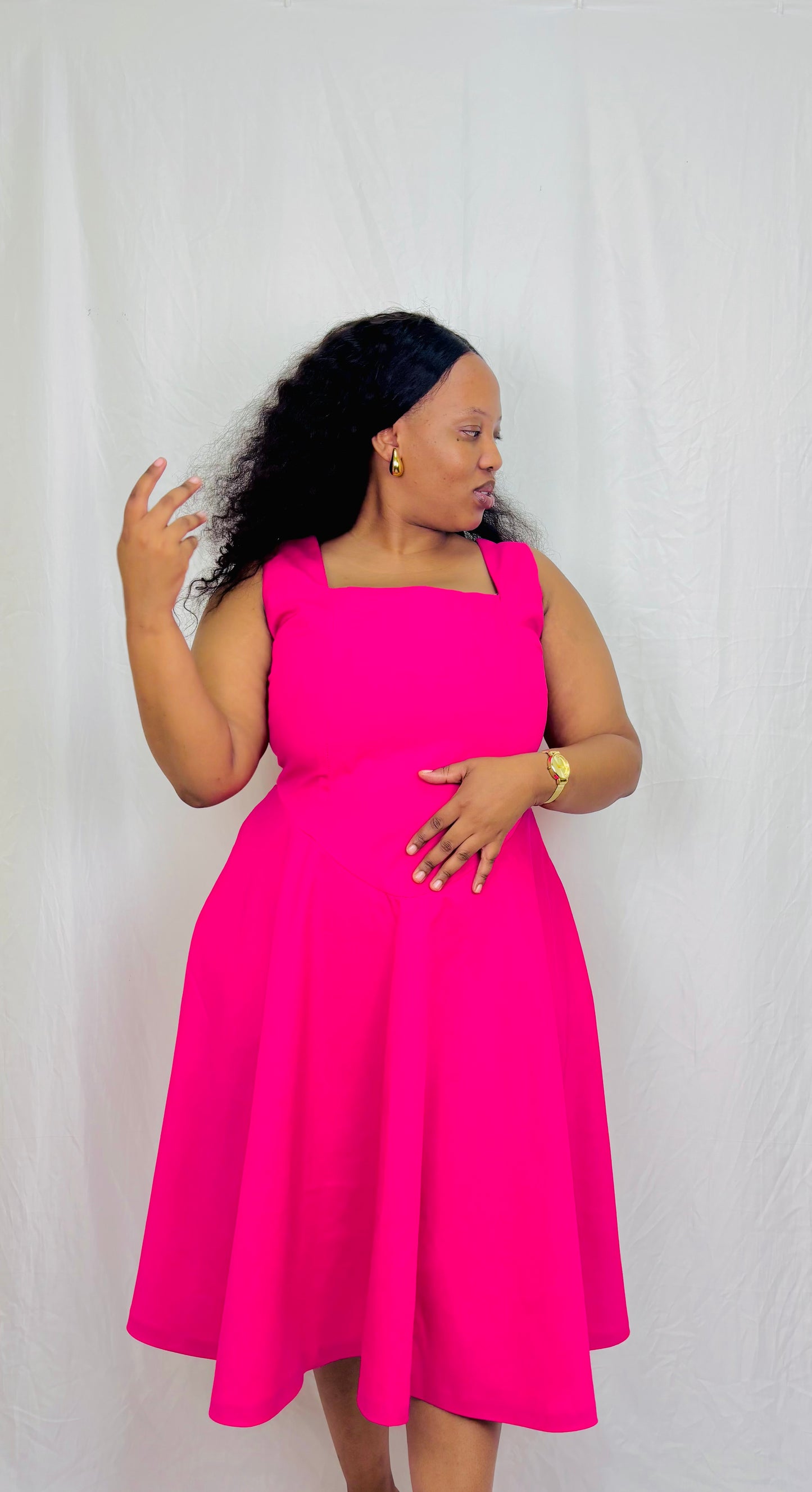 Pink Midi Dess